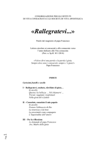 Rallegratevi, esultate, sfavillate di gioia…