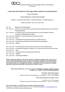 Locandina - Associazione Italiana per la Psicologia Clinica e la