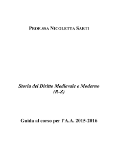 Prof.ssa Nicoletta Sarti