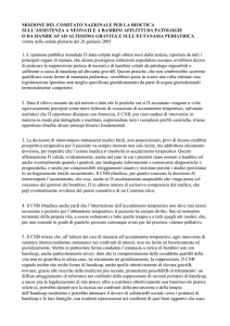 Eutanasia pediatrica: l`Italia dice no!