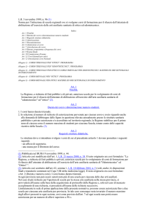 L.R. n. 96/1999 - Consiglio regionale dell`Abruzzo