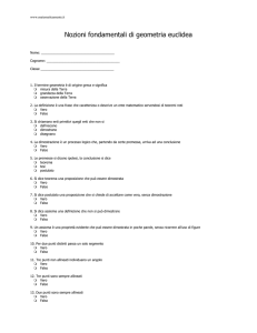 www.matematicamente.it Nozioni fondamentali di geometria