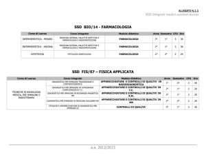 Corso di Laurea in Tecniche di radiologia medica, per