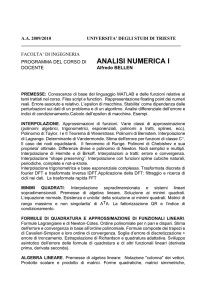 Analisi_numerica_Bellen - Università degli Studi di Trieste