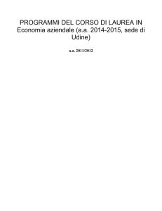 Diritto commerciale (MZ) - Università degli Studi di Udine