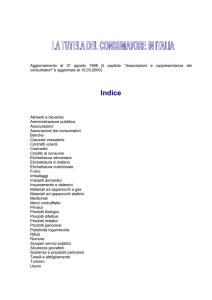 LA TUTELA DEL CONSUMATORE IN ITALIA