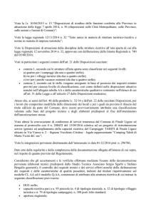 Testo del Decreto - Atti di Giunta e Decreti