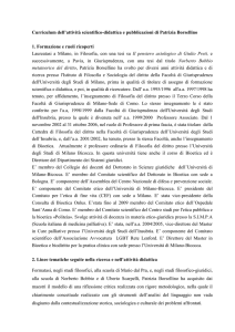 Visualizza curiculum - Scuola di Giurisprudenza