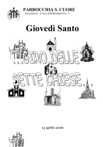 Giro delle 7 chiese - Salesiani di Livorno