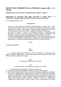 Modello per la stesura dei testi normativi del Codice della