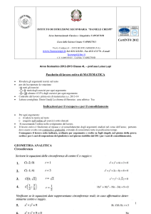 matematica - Liceo Daniele Crespi