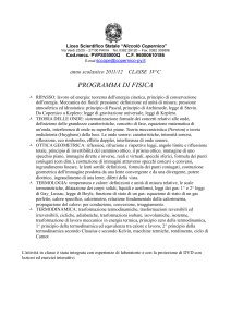Liceo Scientifico Statale “Niccolò Copernico” Via Verdi 23/25
