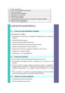 attivit…_scientifica - Dipartimento di Scienze Statistiche e