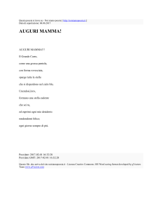 AUGURI MAMMA! : Noi siamo poesia : http://noisiamopoesia.it