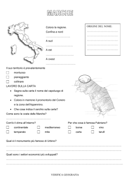 Carta d`identità della regione