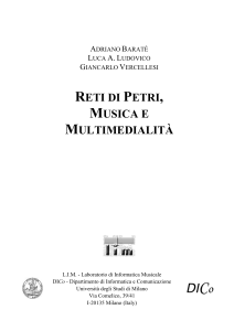 Le Reti di Petri 1 - LIM | Laboratorio di Informatica Musicale