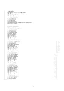 comitato di direzione - Innovazione e diritto