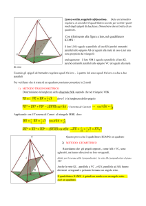 [2002-ordin.suppletiva]Quesito9. Dato un tetraedro regolare, si