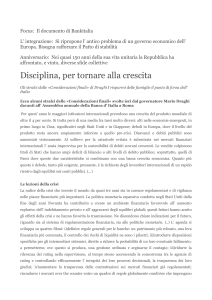 Focus: Il documento di Bankitalia