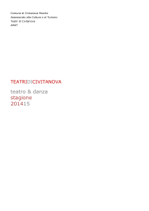 Vedi il programma della stagione teatrale 2014/2015