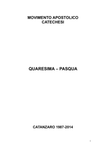 quaresima – pasqua