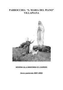 Novena alla Madonna di Lourdes