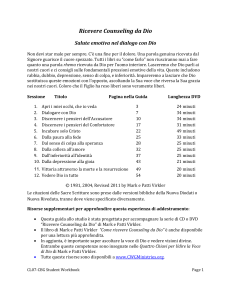 Ricevere Counseling da Dio Salute emotiva nel dialogo con Dio