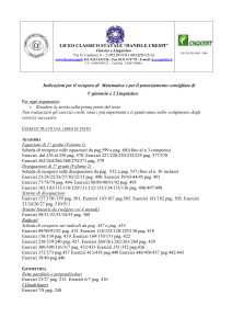 LICEO CLASSICO STATALE “DANIELE CRESPI” Classico e