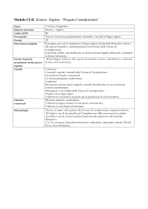 Modulo CLIL Scienze –Inglese: “Progetto Castelporziano”. Classi