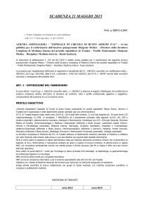 SCADENZA 21 MAGGIO 2015 Prot. n. 8283/1.4.2015 L`Istituto