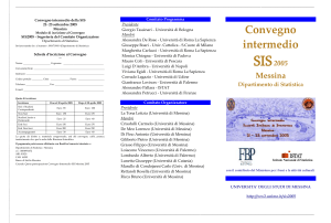 Brochure - Programma - Universita` degli Studi di Messina