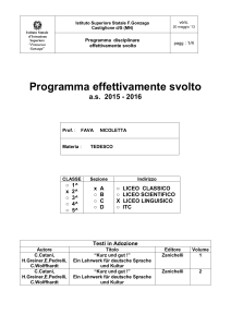 2015-2016_programma - Istituto Statale " Francesco Gonzaga "