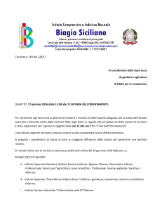 circolare n.149 - Istituto Comprensivo Biagio Siciliano