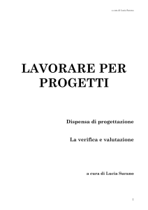 Perché progettare - Progetto Policoro