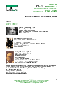 PROGRAMMA - Fondazione Cral