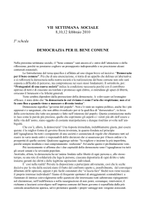 La scheda di approfondimento: Sudditi rassegnati o cittadini attivi?