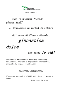 ginnastica_dolce_auser - Comune di Pieve a Nievole