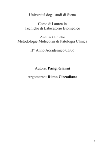 Metodologie Molecolari di Patologia Clinica - Digilander