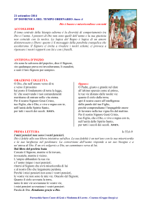 liturgia - Parrocchia Sacro Cuore di Gesù e Madonna di Loreto