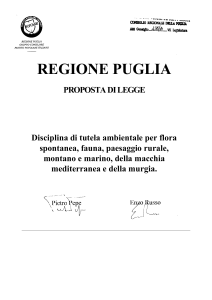 Proposta di legge - Consiglio Regionale della Puglia