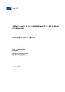 SDAPA Ristorazione - Documento di consultazione del