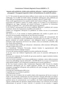 Commissione Tributaria Regionale Firenze 6/10