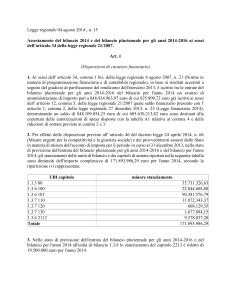 Legge regionale 4 agosto 2014 n 15