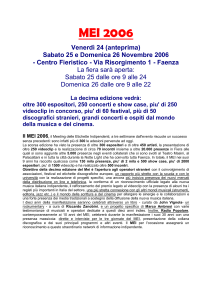 MEI 2006 - Regione Emilia
