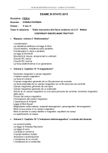 programma fisica 5 H  - LS Carlo Cattaneo Torino