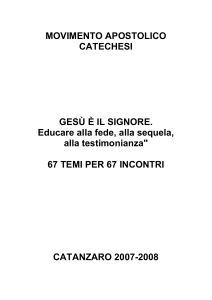 Catechesi - HomilyVoice.it