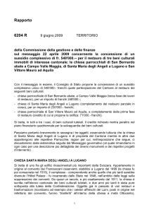 Rapporto - Repubblica e Cantone Ticino