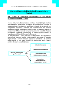 Secondo anno - Dipartimento di Scienze Aziendali e Giuridiche