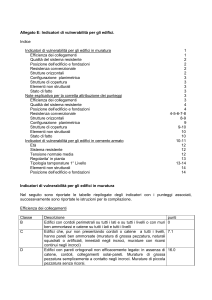 Allegato C: Indicatori di vulnerabilità per gli edifici.