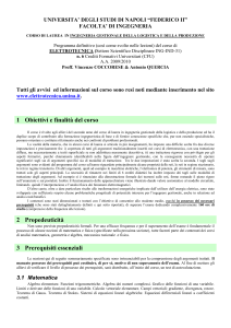 UNIVERSITA` DEGLI STUDI DI NAPOLI “FEDERICO II”